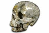 Realistic Brecciated Fluorite Skull #382125-2